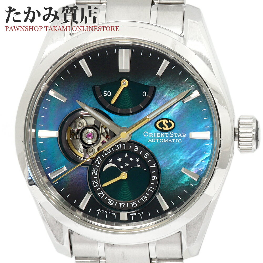 オリエントスター コンテンポラリー メカニカルムーンフェイズ 70周年記念 世界700本限定 RK-AY0006A F7M6-UAD0 メンズ