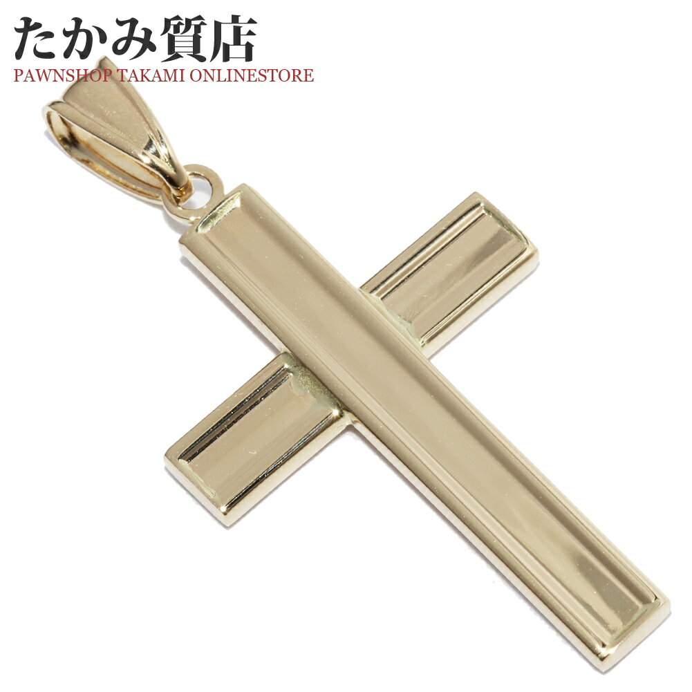 Rakuten - ペンダントトップ K18YG クロス