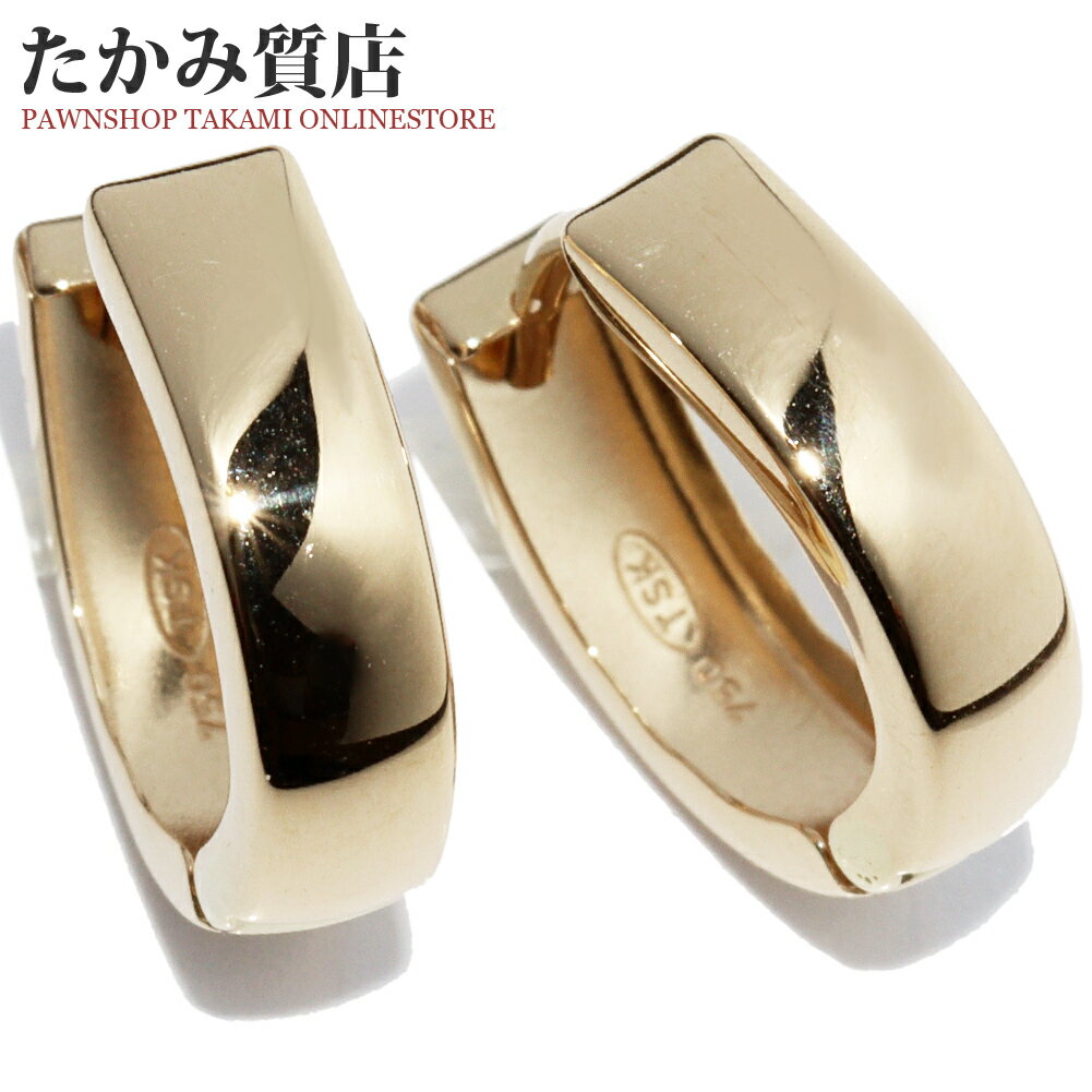 Rakuten - ピアス K18YG フープピアス