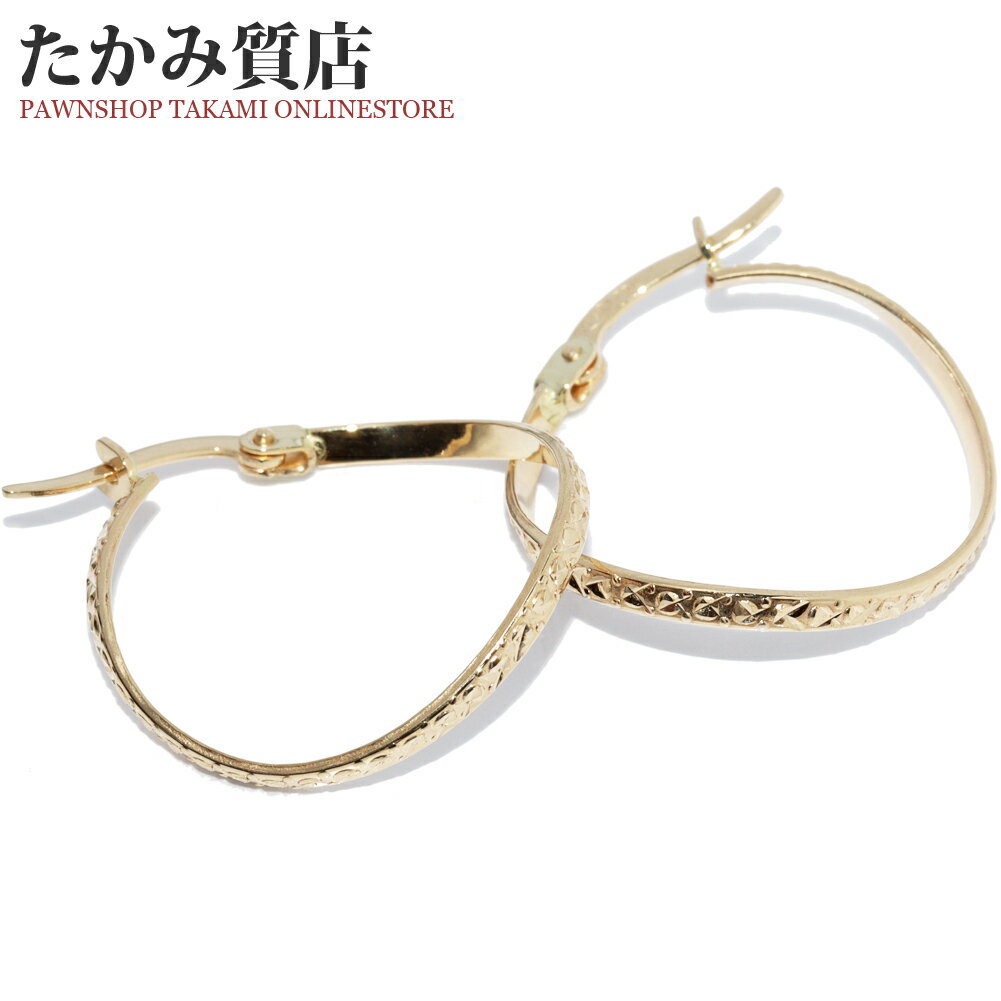 Rakuten - ピアス K18YG フープピアス