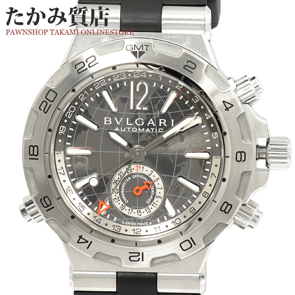 ブルガリ ディアゴノ プロフェッショナル GMT アリア DP42SGMT メンズ