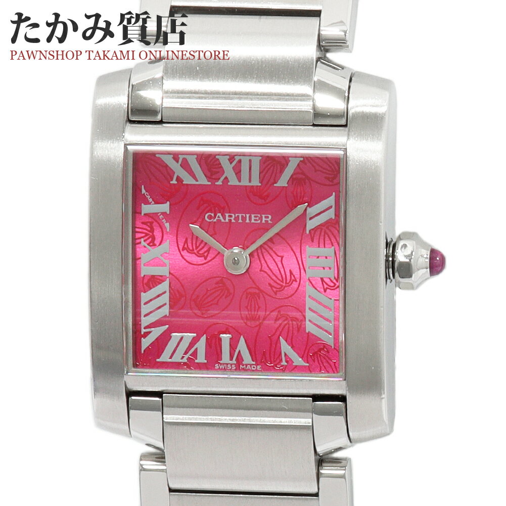 カルティエ タンク フランセーズ SM 2006年クリスマス限定 W51030Q3 レディース
