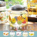 アデリア レトロ グラス ボンボン入れ ミニ 375ml カラフル ガラス 植物 果物 柄 昭和レトロ 食器 花柄プリント ポップ プリントグラス 昭和グラス 70年代