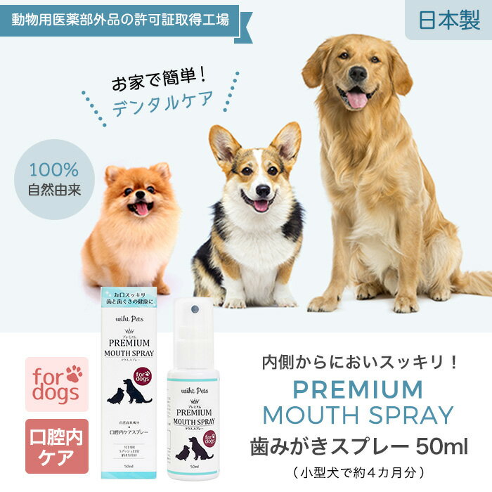 楽天市場 歯みがき スプレー 犬 猫 ペット 口臭 歯石 歯垢 口腔 歯周病 予防 デンタルケア 歯磨き 国産 日本製 50ml 約4カ月分 高光製薬 みんなのレビュー 口コミ
