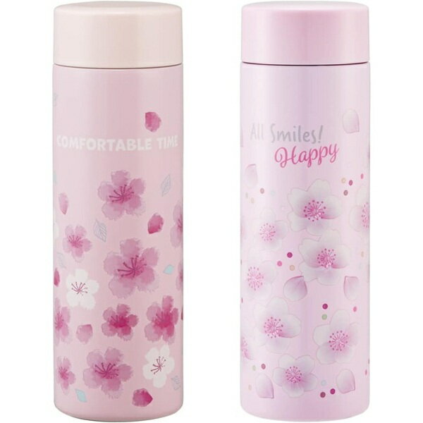 スケーター 超軽量マグボトル ステンレス 水筒 350ml 桜柄 コンフォタブルタイム オールスマイ