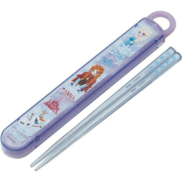 【日本製】スケーター 抗菌 名入れスペース付箸＆スライド式箸箱セット アナと雪の女王×中川翔子 食洗機対応 ランチグッズ 箸16.5cm skater お弁当 ABS2AMAG ポイント消化 スーパーSALE お買い物マラソン 買い回り 数量限定特価！　ポイント消化や買い回りの追加に！ 小さなお子さまにも安心の抗菌加工　箸箱とお箸のセット！ SIAA（抗菌製品技術協議会）認証マーク取得、銀イオンで抗菌。小さなお子様でも扱いやすい、箸箱とお箸のセットです。箸箱は、指で引き出すスライド式で、衝撃に強く丈夫な構造。また、フタと本体に分解可能で洗いやすくなっています。お箸の先端にはすべり止め付きで、つまんだ食べ物が落ちにくい！お箸には名前を入れられるスペース付き。箸箱用の名前シール付き。食器洗浄機、食器乾燥機OK。※すべての細菌の増殖を抑制するものではありません。おしゃれでシンプルなベーシック柄など様々なデザインをラインナップしている 「 スケーター 」社製【サイズ】箸箱：約195×27×15mm箸：約165mm【素材】フタ：AS樹脂本体：ポリプロピレン箸：AS樹脂【生産国】日本 お子さまでも扱いやすいスライド式の箸箱 箸に名入れスペース、ケース用の名前シール付き お子さまにも安心の抗菌加工　食洗機OK、いつも清潔！ 1