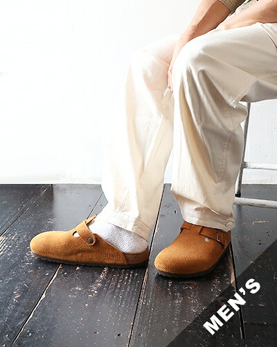 BIRKENSTOCK ビルケンシュトック サンダル メンズ Boston Suede Leather - MINK - MEN'S ボストン 1027110 送料無料