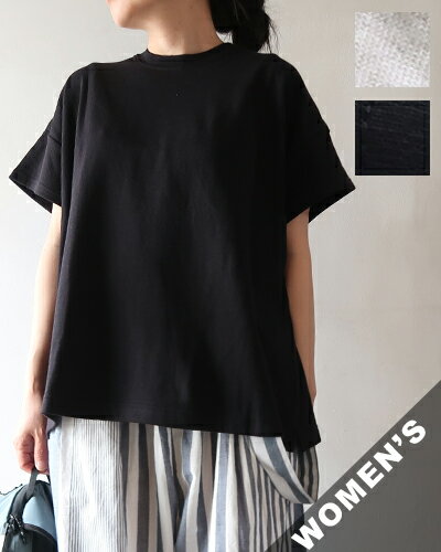 樂天商城 - comm.arch. コムアーチ カットソー レディース Organic Double Faced S/S Tee オーガニックダブルフェイス半袖T COMMARCH-OG 送料無料 メール便可