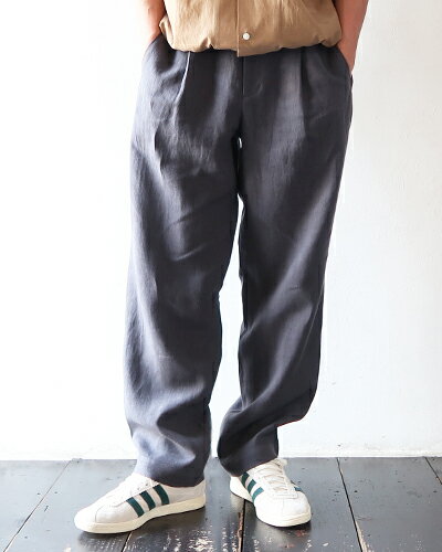 乐天商城 - comm.arch. コムアーチ パンツ メンズ French Linen Lawn Trousers フレンチリネン トラウザー COMMARCH-PT 送料無料