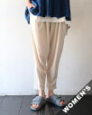 evam eva エヴァムエヴァ パンツ レディース cut&sew tuck pants カットソータックパンツ E251C238 送料無料
