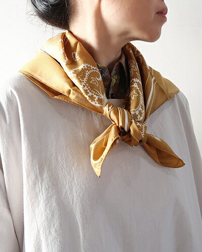 A PIECE OF CHIC ピースオブシック スカーフ メンズ レディース SILK SCARF - BANDANA シルクスカーフ バンダナ APOC-02 送料無料 メール便可