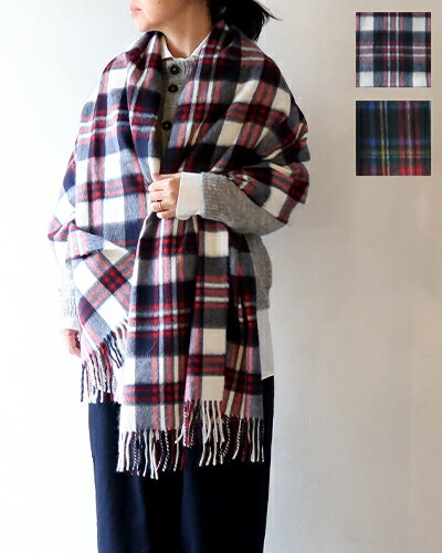 【30%OFF】 HILL TOP ヒルトップ ストール レディース TARTAN STOLE タータンストール BI1419367 送料無料