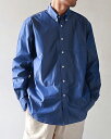 James Mortimer ジェームス モルティマー シャツ メンズ Long Sleeve B.D. Shirt - Comfort Fit - BLUE ロングスリーブボタンダウンシャツ JM-26 送料無料