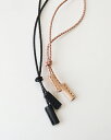 abokika アボキカ ネックレス メンズ レディース Braided Loop tie Necklace ブレイデッドループタイネックレス AB-52 送料無料 メール便可