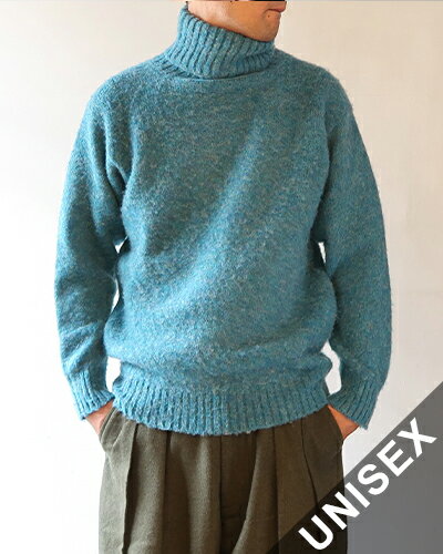 Shetland Woollen Co. シェットランド ウーレン コー ニット メンズ レディース Turtle Neck タートルニット SWC-22 送料...