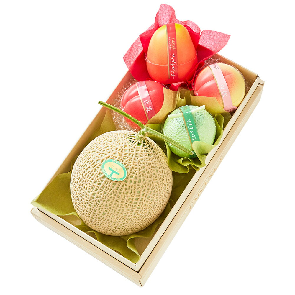 【公式】新宿高野 マスクメロン＆果実ピュアゼリーギフト #29100｜果物 くだもの お取り寄せ フルーツ 内祝い お祝い 結婚内祝い 新築内祝い 高級 出産内祝い 退職祝い プレゼント 誕生日 フルーツゼリー 入学 孫の日 ハロウィン いい夫婦の日