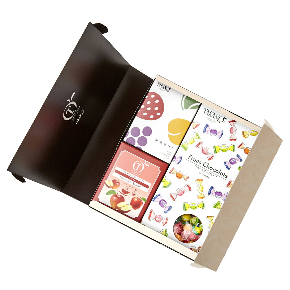公式 新宿高野 フルーツチョコレート＆紅茶セットEA