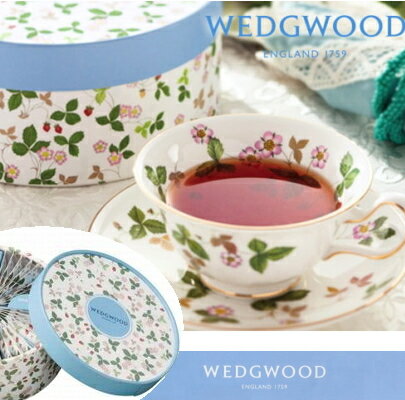 ウェッジウッドの紅茶ギフト WEDGWOOD ウェッジウッド紅茶ワイルドストロベリー ティーバッグセット ご挨拶 ギフト 出産内祝い 入学内祝い 新築内祝い 快気祝い 結婚内祝い 内祝い お返し 香典返し 卒業記念 記念品 母の日 入学内祝い 入学お祝い 就職お祝い