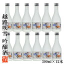 【ケース販売】日本酒 越路吹雪(こしじふぶき) 吟醸酒 300ml 1ケース(12本セット) 高野酒造 新潟県 日本酒 お酒 酒 清酒 地酒 吟醸 まとめ買い セット 辛口 業務用 蔵元直送 新潟 ロングセラー ワイングラスでおいしい日本酒 金賞 ミニボトル 小瓶 送料無料