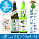 【冬季限定】日本酒 飲み比べセット 新酒しぼりたて&大吟醸&...