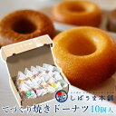 しばうま本舗 てづくり 焼きドーナツ 10個入り ギフトセット 送料無料 ドーナツ プレーン メープル ミルク ストロベリー ルレクチェ バナナ スイートポテト 枝豆 コーヒー 抹茶 お歳暮 御歳暮 ギフト プレゼント お礼 お祝い 内祝い お返し お土産 贈り物 贈答 新潟