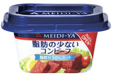 エントリーしてポイント5倍！5月16日1時59分まで！明治屋 脂肪の少ないコンビーフ スマートカップ 80g×24個 【送料無料(一部地域を除く)】