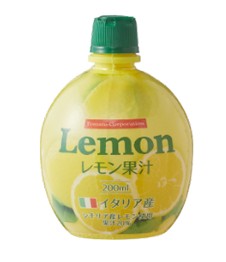 エントリーしてポイント最大7倍★11月27日1時59分まで! 【訳ありアウトレット】トマトコーポレーション レモン果汁20% フルシュリンク 200ml×24本...