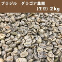 エントリーしてポイント最大7倍!【10月24日20時~27日09時59分まで】コーヒー 生豆 ブラジル ダ ラゴア農園 2kg【送料無料(一部地域を除く)】