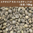 コーヒー 生豆 エチオピア モカ イルガチェフG1 10kg(5kg×2) 【送料無料(一部地域を除く)】