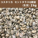 コーヒー 生豆 コスタリカ セントタラス Q認証 2kg【送料無料(一部地域を除く)】