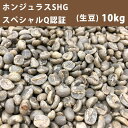 エントリーしてポイント5倍！お買い物マラソン期間中★コーヒー 生豆ホンジュラスSHGスペシャル Q認証 10kg(5kg×2) 【送料無料(一部地域を除く)】【同梱不可】