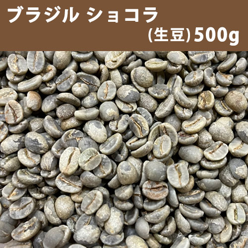 エントリーしてポイント5倍！5月16日1時59分まで！コーヒー 生豆 ブラジル ショコラ 500g 【送料無料/メール便】