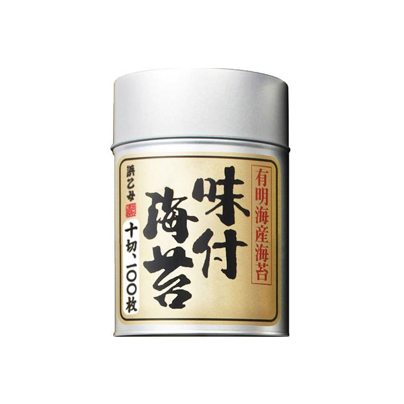 浜乙女 味付海苔 有明 丸缶 <10切100枚...の紹介画像2