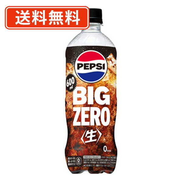 サントリー ペプシ ＜生＞ BIG ZERO 600mlPET×24本 コーラ ペプシ ゼロ【送料無料(一部地域を除く)】