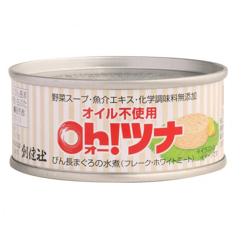 創健社 オイル不使用　オーツナフレーク 90g×6缶　【送料無料(一部地域を除く)】