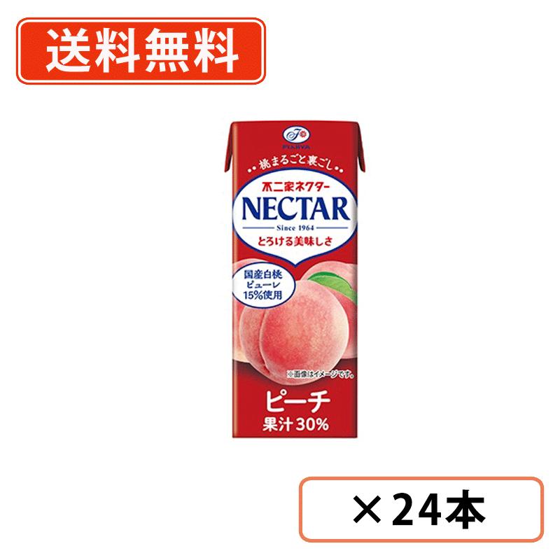 Rakuten - 不二家　ネクターピーチ 200ml×24本　白桃　もも　NECTAR　【送料無料(一部地域を除く）】