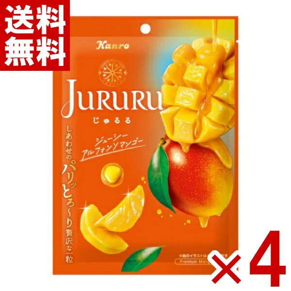 (賞味期限2026.1月末) カンロ じゅるる アルフォンソマンゴー 60g×4袋入 (最短当日出荷) (ポイント消化) (CP) (レ) (メール便全国送料無料)*のサムネイル