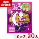 味覚糖 32g Cケア グレープ (10×2)20入 (ぶどう グミ ビタミンC 糖衣 お菓子 景品 大量販売 まとめ買い) (Y80) (本州送料無料)