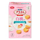 ヤマザキビスケットYBCルヴァンプライムサンドミニ白桃のショートケーキ味56g×5入(クラッカーお菓子)