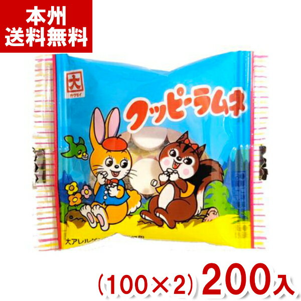 カクダイ製菓 5g クッピーラムネ (100袋×2)200袋入 (駄菓子 お菓子 ばらまき 大量 つかみ取り) (Y80) (本州送料無料)