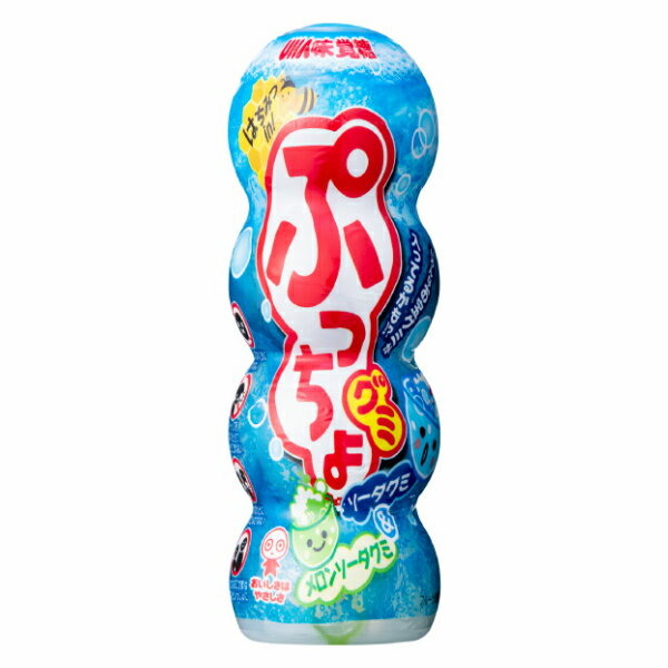 味覚糖 ぷっちょグミ ソーダ 40g×10入 (ボトル ソーダ グミ 小粒 容器 お菓子 おやつ 景品 販促品 まとめ買い)のサムネイル