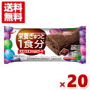 江崎グリコ バランスオンmini ケーキ チョコブラウニー 20入 (ポイント消化) (CP) (賞味期限2025.8月末) (メール便全国送料無料)