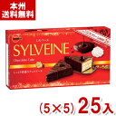 ブルボン 6個 シルベーヌ (5×5)25入 (ケーキ チョコレート ロングセラー 定番 お菓子) (Y12)(ケース販売) (本州送料無料)