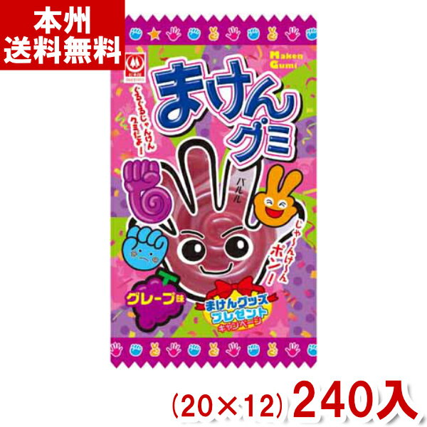 杉本屋 15g まけんグミ グレープ (20×12)240入 (駄菓子 お菓子) (Y12)(ケース販売) (本州送料無料)