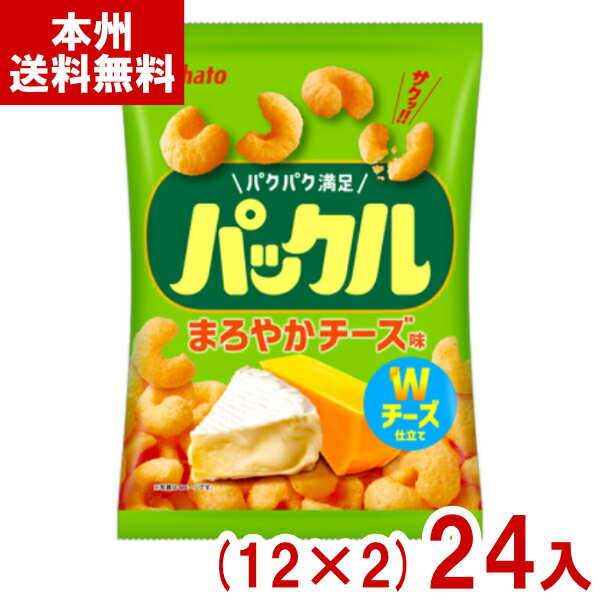 東ハト 57g パックル まろやかチーズ味 (12×2)24入 (チーズ スナック お菓子 景品 大量) (2ケース販売)(Y14) (本州送料無料)
