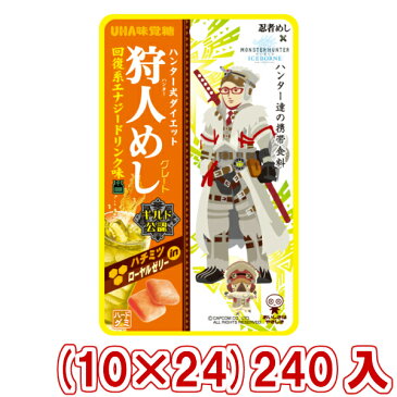 (本州送料無料)味覚糖 狩人めし 回復系エナジードリンク味 (10×24)240入 (Y12)(3ケース販売)