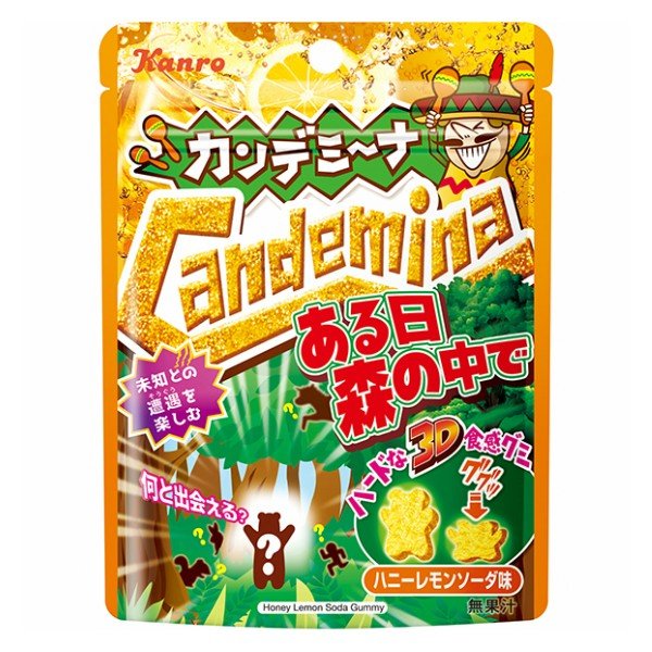 カンロ　40g　カンデミーナグミ　ある日森の中でハニーレモンソーダ　6入 【ラッキーシール対応】＠