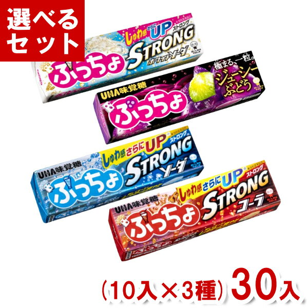 味覚糖 ぷっちょスティック (10入×3種)30入 (アソート 食べ比べ お菓子 景品 粗品) (Y60) (3つ選んで本州送料無料)