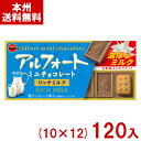 ブルボン 12粒 アルフォートミニチョコレート リッチミルク (10×12)120入 (お菓子 景品) (ケース販売) (Y12) (本州送料無料)