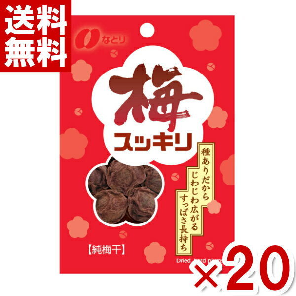 なとり 14g 梅スッキリチャック付 10 2 20入 ポイント消化 熱中症対策 塩分補給 CP 賞味期限2024.12月末 メール便全国送料無料 